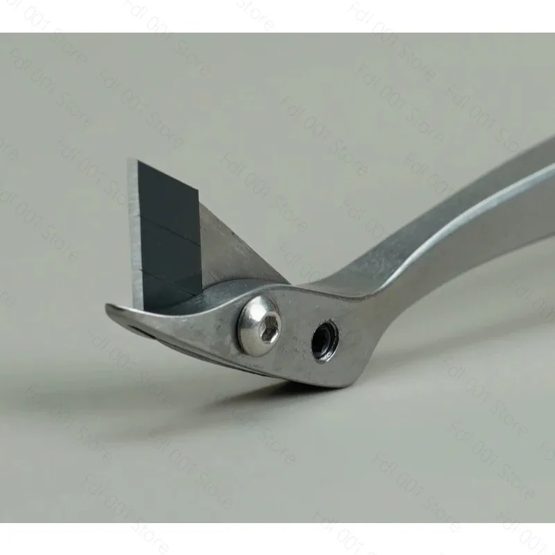 Nattools Leather Hemming Strip Finishing Crafting Curve Cutter Tool LeatherCraft 420H Stainless Steel