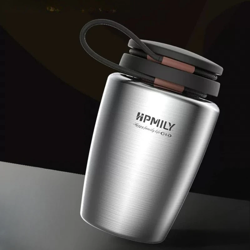

LMM stainless steel water cup travel hot day portable cup outdoor non-thermal insulation sports kettle
