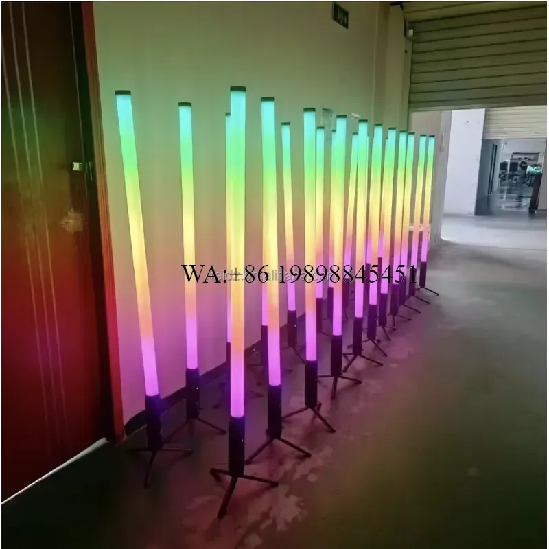 WMWMNU New Technology for Battery Operated DMX LED Tube Light Works with DMX512 3D Led Tube