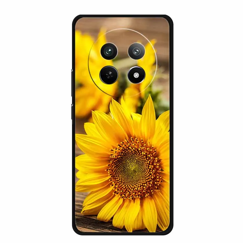 For Realme 13 5G Phone Case Fashion Photos Black Silicone Soft Back Cover Case For Realme 13 Plus Case 13Plus 6.67\