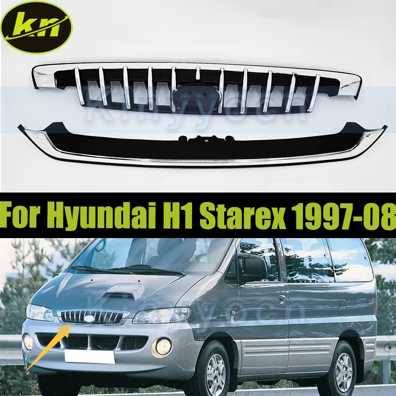 

Car Front Bumper Grill Mask Radiator Grille For Hyundai H1 Starex 1997-2008 Car Front Bumper Mesh Grille