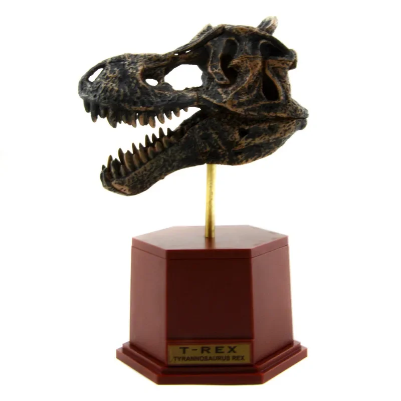 Dinosaur Skeleton Fossil ABS Assembly Dinosaur Toys Model Building Kits Collection Jurassi Park T-rex Skull Decoration Crafts