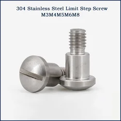 304 Stainless Steel Spherical Slotted Shaft Screw/Shoulder Stepped Equal Height Bolt M3-M8