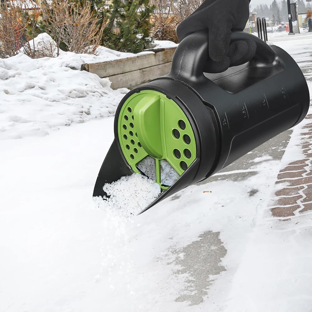 

Handheld Seed Spreader Manual Lawn Seeder Adjustable Opening Sizes Lawn Fertilizer Spreader Seed Dispenser for Garden Lawn