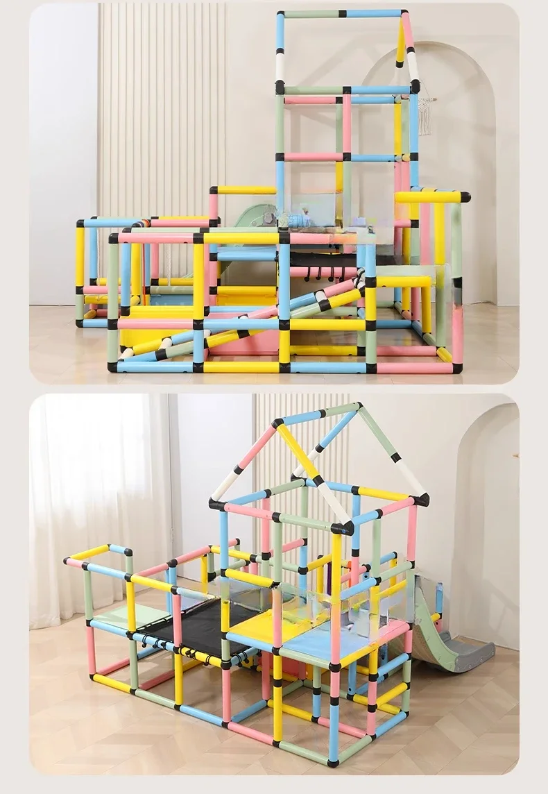 

Kids Climbing Frame & Slide Combo – Multi-Use Activity Center for Toddler Indoor Outdoor Play
