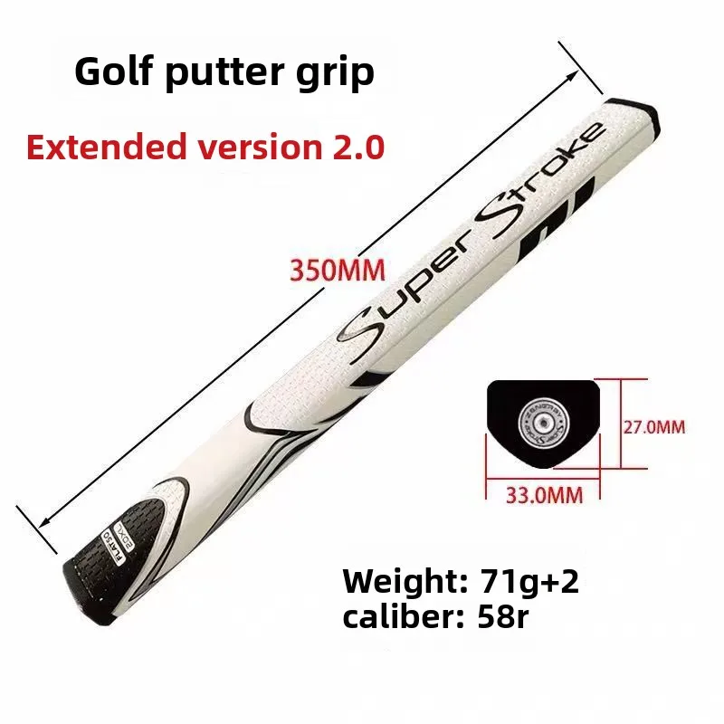 Golf Putter Grip Replacement, Thick Oversized PU Anti-Slip Handle with Comfortable Feel for Men and Women Golf Clubs