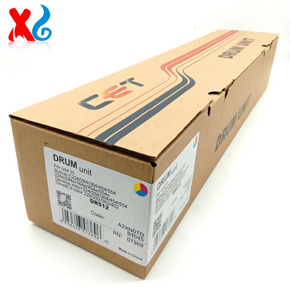 130K Long Life DR-512 Drum Unit for KONICA MINOLTA Bizhub C224e C284e C364e C454e C554e C221 C281 C7122 C7128 A2XN0RD
