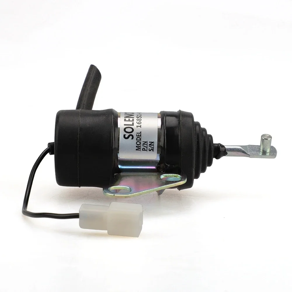 Fuel Stop Solenoid Power-Off Valve for Kubota Mower Tractor Excavator RTV RTV900 16851-60014