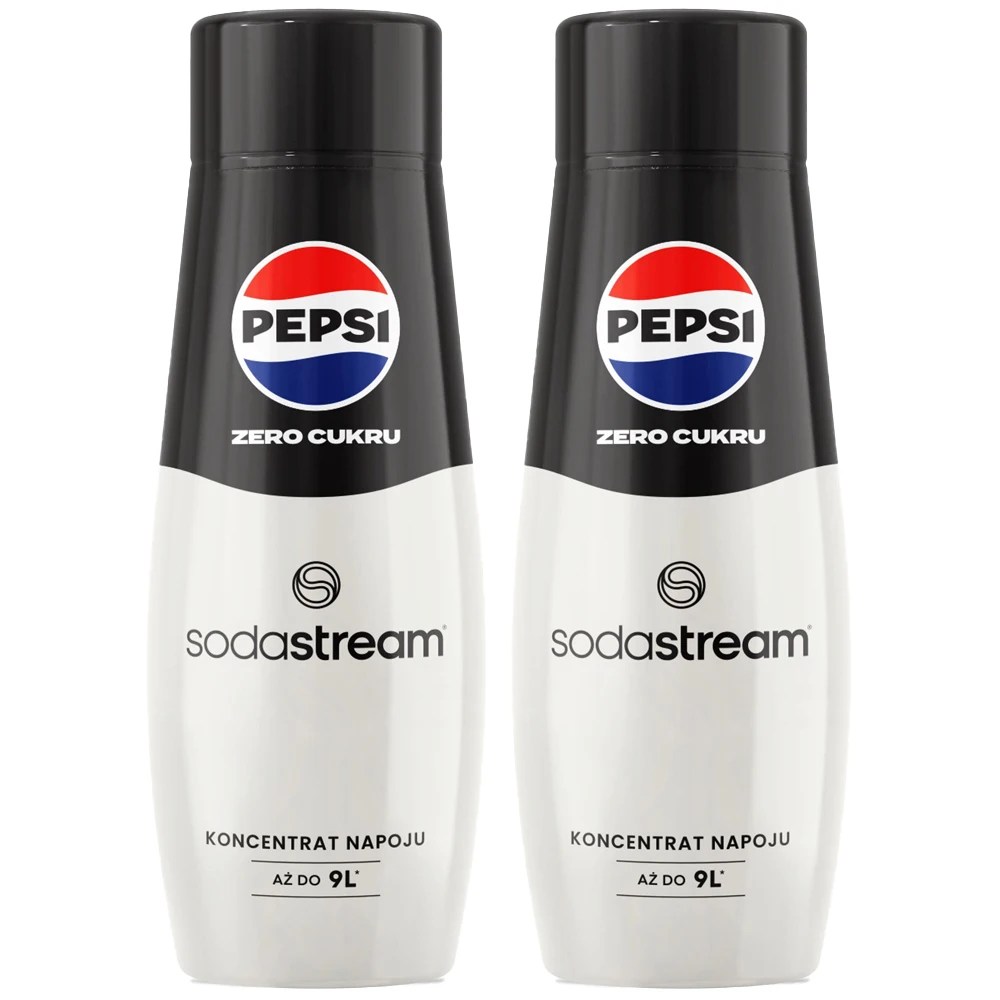 Zestaw Syropów do saturatora SODASTREAM Pepsi Max Zero Cukru 2 x 440ml