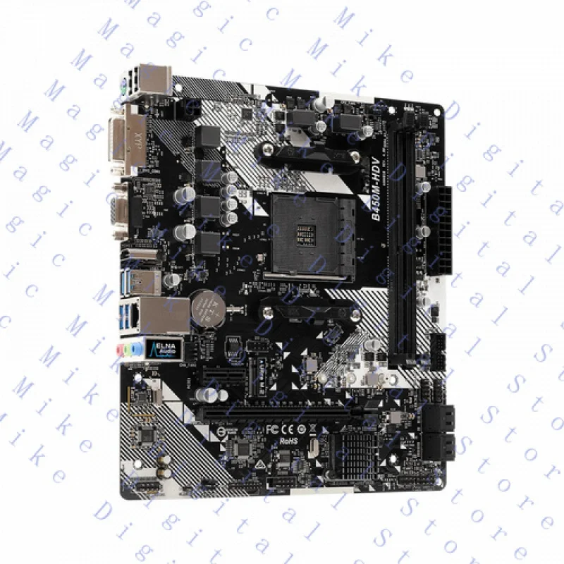

UU FOR ASRock B450M-HDV R4.0 Socket AM4, AMD (90MXB9N0A0UAYZ) Mainboard Motherboard