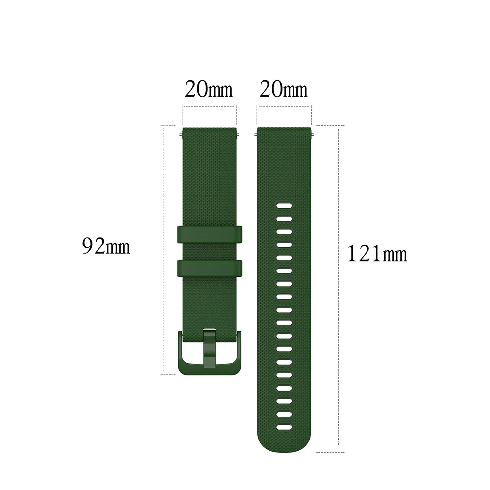 Silicone Bands for Verizon Gizmo Watch 2/1 Replacement Strap Women Men 20mm Quick Release Sport Band for Smart Watch Watchband