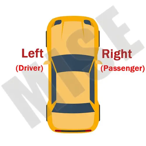 Imagen 2 del producto Conjunto de lámpara antiniebla izquierda y derecha para coche, parachoques de repuesto, lente transparente, luz antiniebla apta para Hyundai Accent 2012-2016 922021R000 922011R010