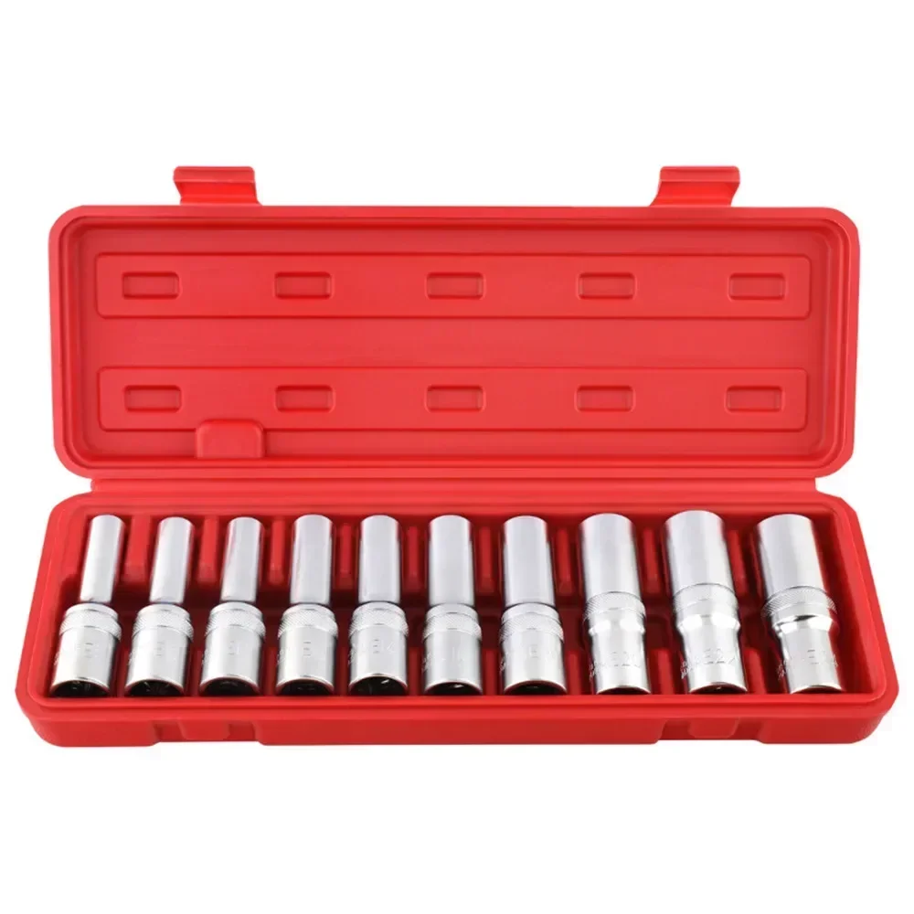 Tool Hand Wrench 3/8" Kit Drive Torx Female 1/4" Repair Sleeve Socket 1/2" Set Bit 9/10/14/17pcs Head Star Sockets