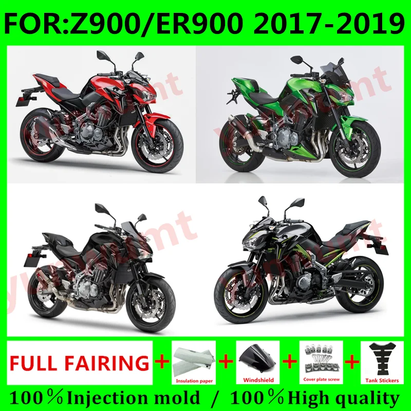 New ABS Motorcycle Fairings Kit fit For Z900 Z ER ZR 900 ZR900 ER900 2017 2018 2019 bodywork full fairing kits set