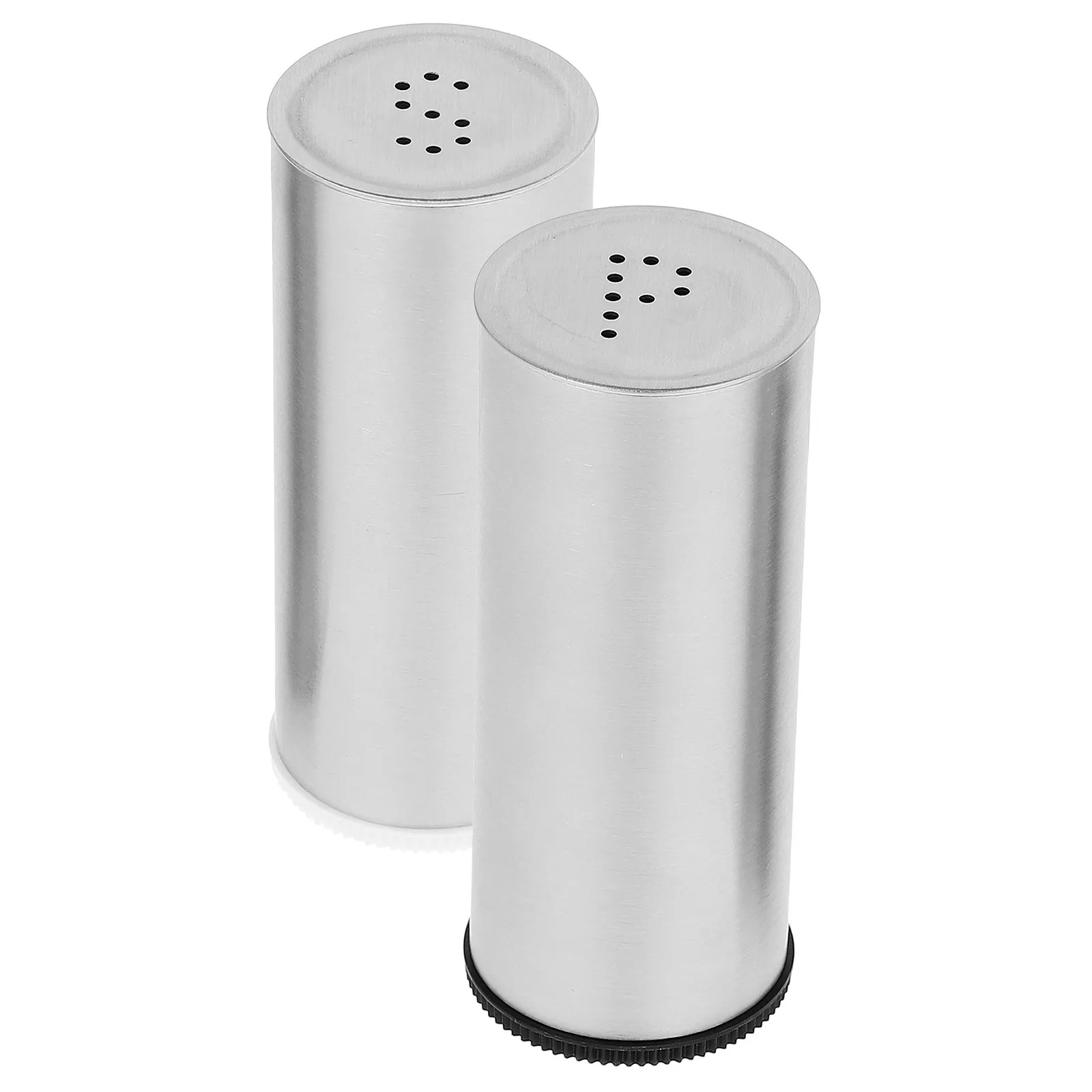 Juego de salero y pimentero de 2 piezas, dispensador de especias premium para cocina y hogar, agitador de condimentos multiusos, material resistente y seguro