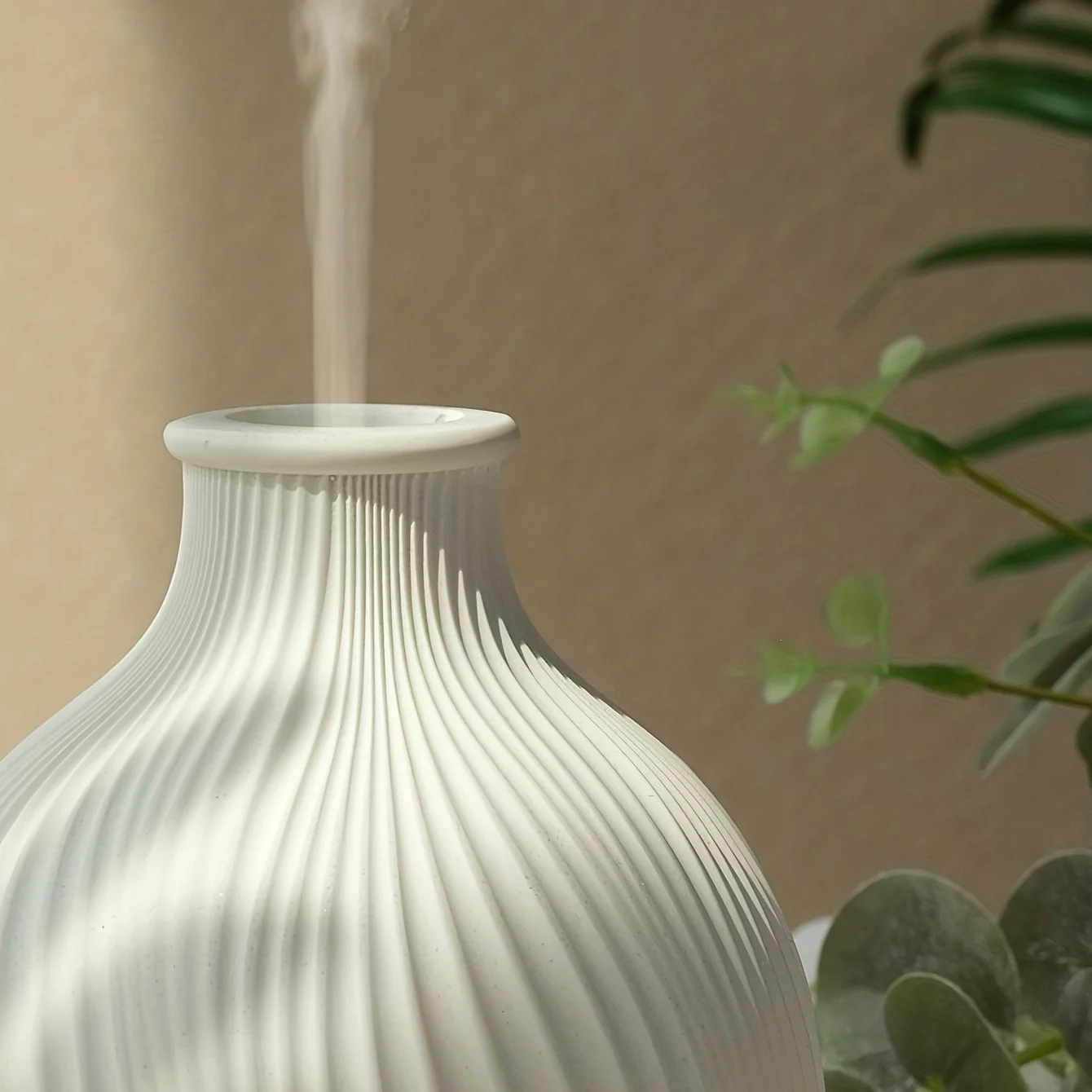 Ультразвуковой увлажнитель с прохладным туманом с питанием от USB — элегантный белый для комфорта в помещении и идеального подарка