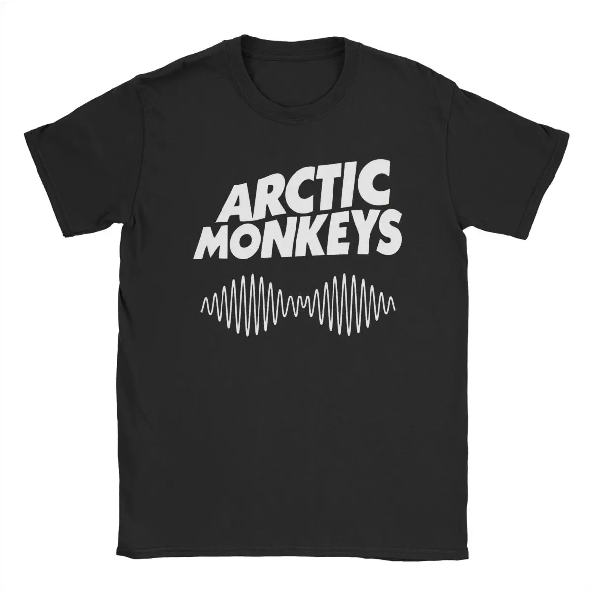 Rock Band Arctic Monkeys Men T Shirts Vintage Tee Shirt Short Sleeve Crew Neck T-Shirts Cotton Printed Clothes