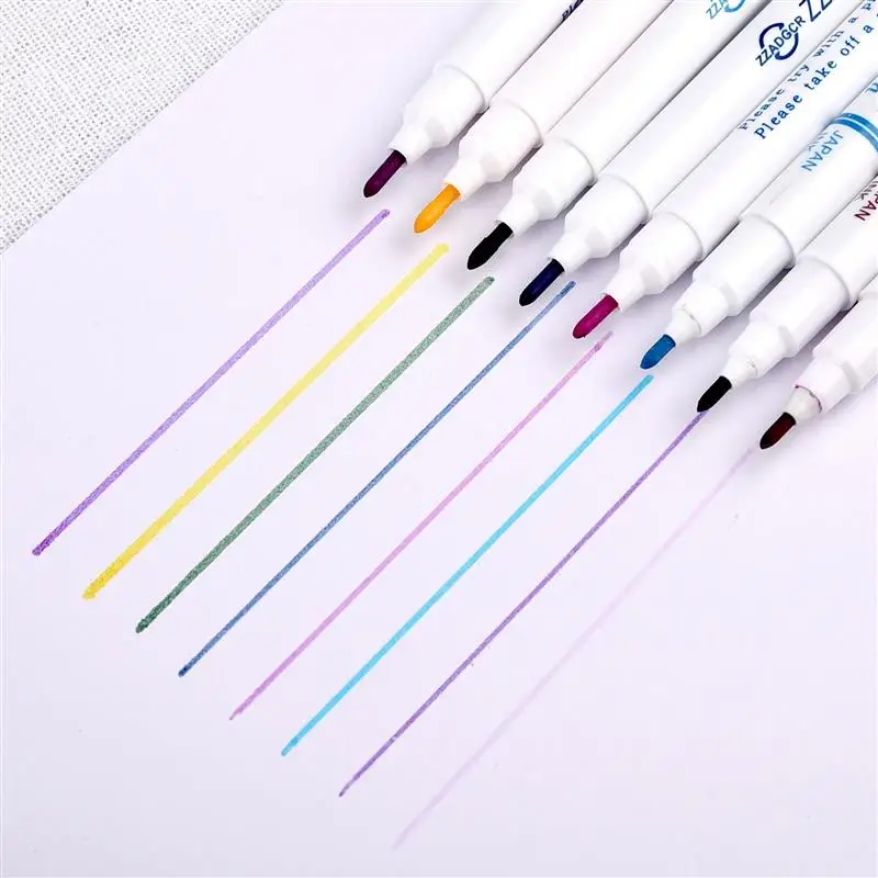 1pcs Disappearing Erasable Ink Fabric Marker Pens Cross Stitch Water Erasable Pen DIY Marker Sewing Tools Cloth Accessories