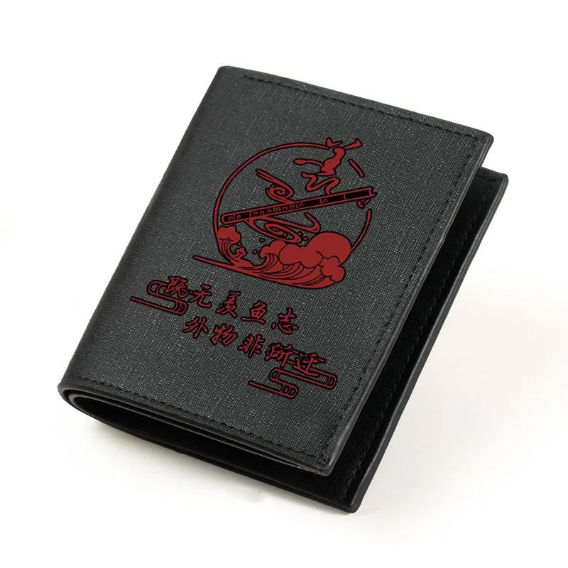 

Chinese Style Grandmaster of Demonic Cultivation Vegan Leather Anime Wallet for Student Girl Boy Bifold RFID Blocking Mini Purse