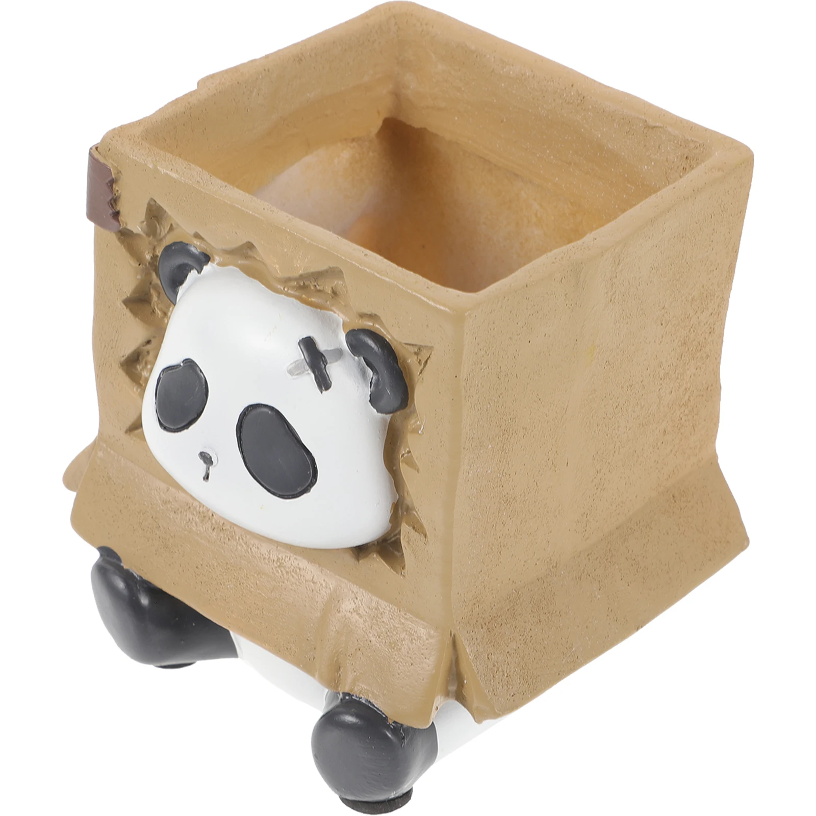 

Cartoon Resin Pen Holder Desktop Stationery Organizer Pencil Holder For Desk Office School Supplies Storage Container Funny