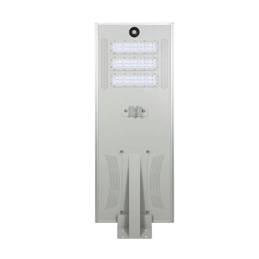 

Super Bright 2700K-6000k Area Lighting 20W 60PCS COB LED All In One Solar Street Light With Remote Control & PIR Motion Sensor