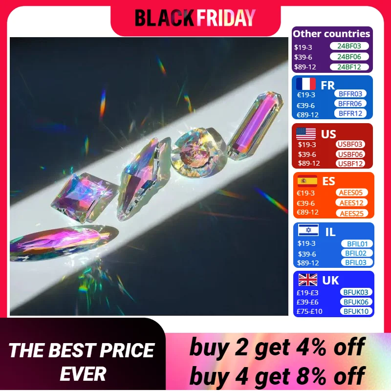 1Pcs Crystal Suncatcher Prism Colorful Hanging Glass Pendant Beads Rainbow Maker for Suncatcher Home Car Decor Windows Hanging