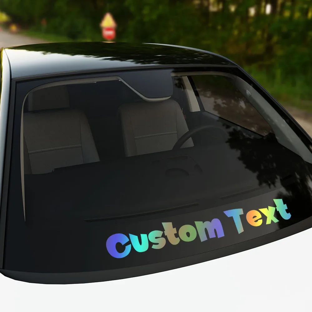 1 قطعة الملونة 5/10/15 سنتيمتر الارتفاع تخصيص اسم ملصقات السيارات ملصقات السيارات على السيارة ملصقات جدار مقاوم للماء جدار ديكور فني