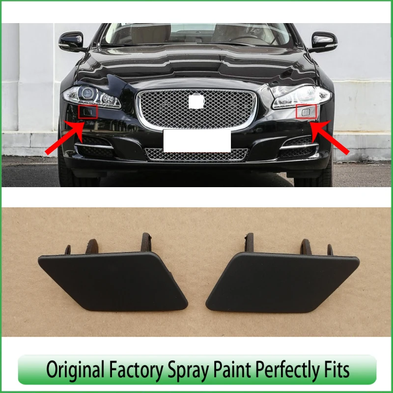 

Auto Left or Right Front Bumper Headlight Washer Cover Cap no paint for Jaguar XJ 2011 2012 2013 2014 2015 2016 2017 2018 2019