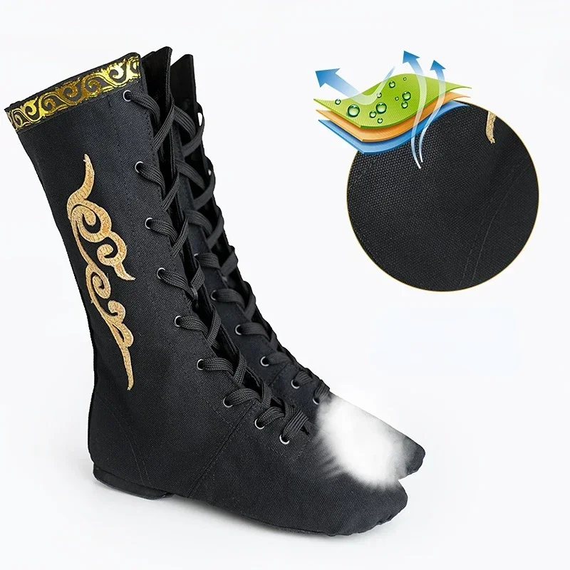 الرقص الشعبي المنغولي التبتي أحذية لينة وحيد الأقلية أحذية الرقص الوطنية مرحلة التبتية أداء أحذية راقصة المنغولية