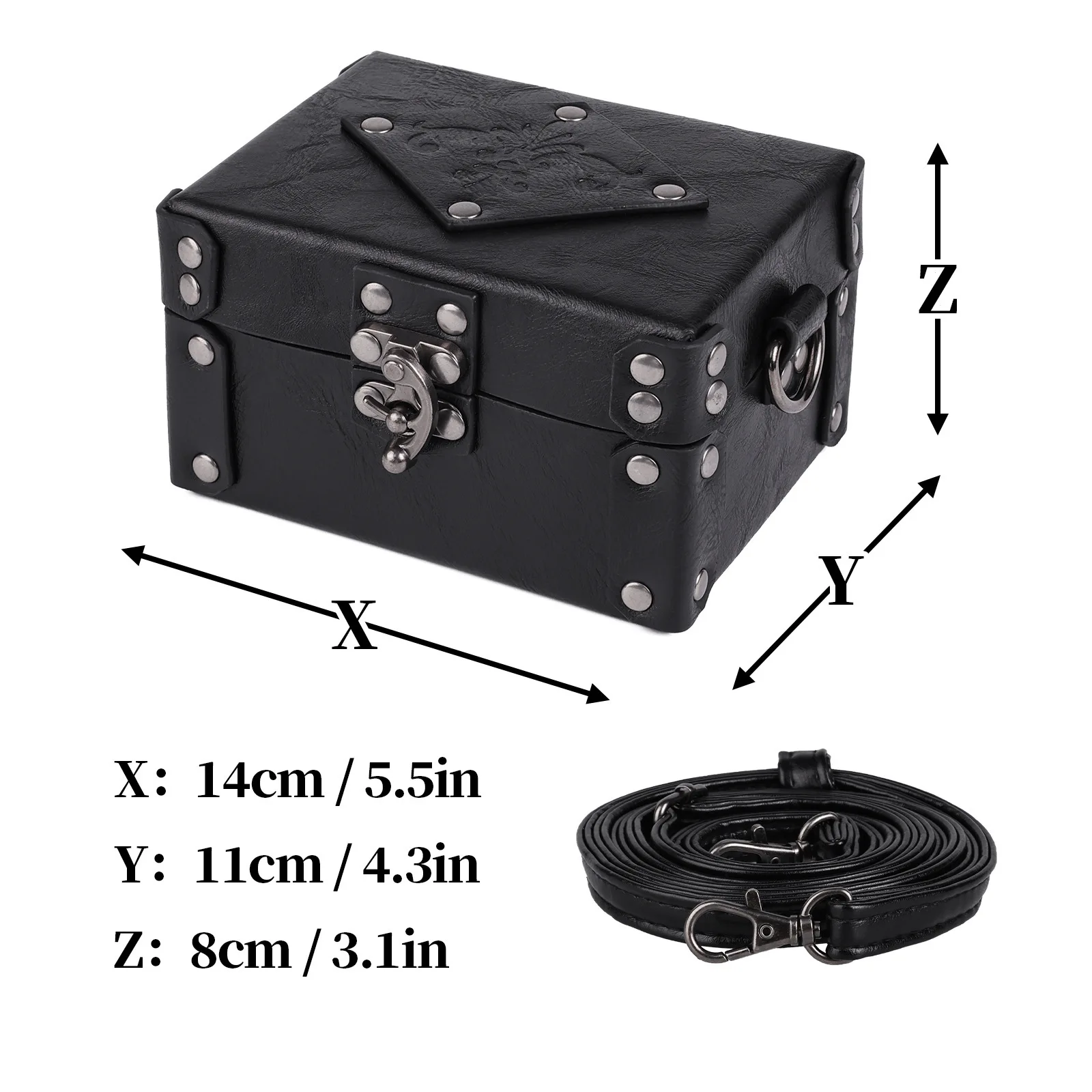 14x11x8cm Medieval Alchemy Flask Box with 12 small glass bottles Nordic Viking Style Halloween Retro Cosplay Prop view 3