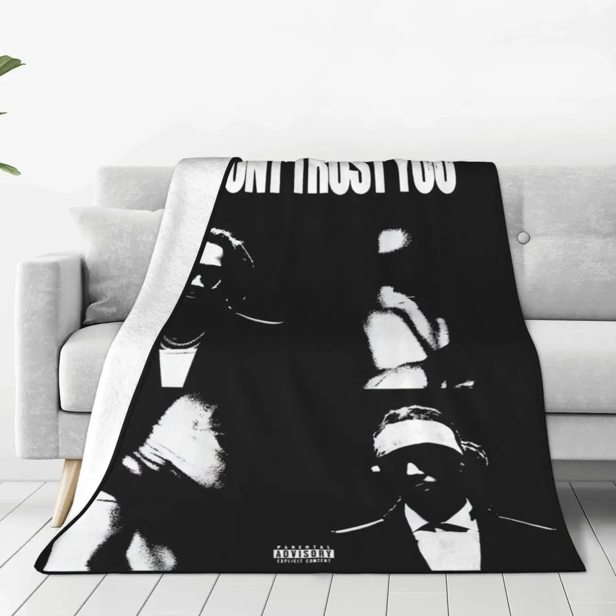 Future X Metro Boomin Rapper Blanket Coral Fleece Plush Print Still We Dont Trust You Relax Warm Throw Blankets for Bed Throws