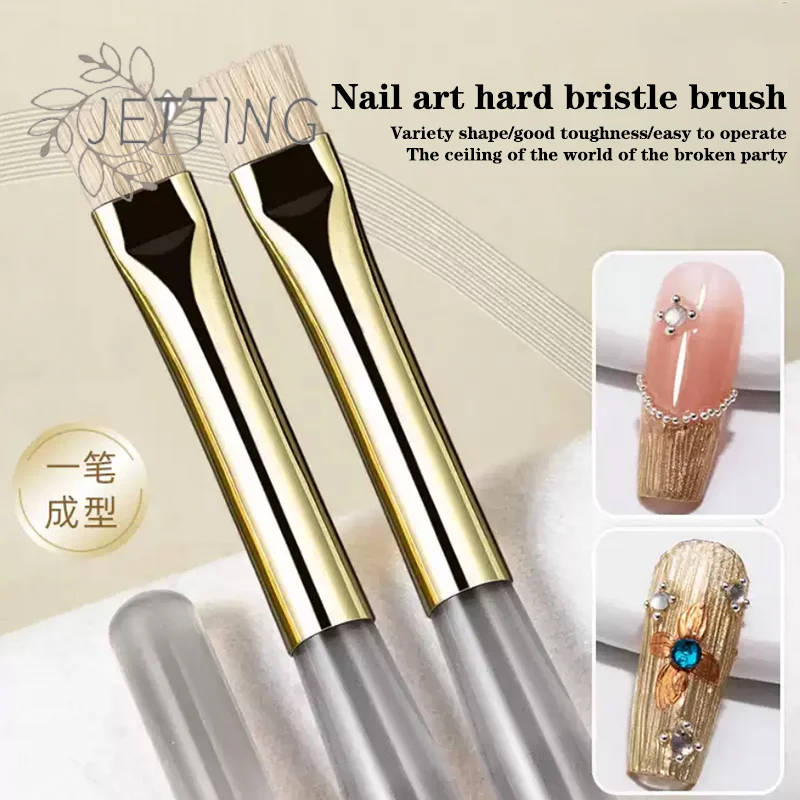 

Hot Nail Art Brush Multifunctional Stripe Liner Brushes Modeling Water Ripple DIY Design Hard Bristle Brush Nail Art Tools