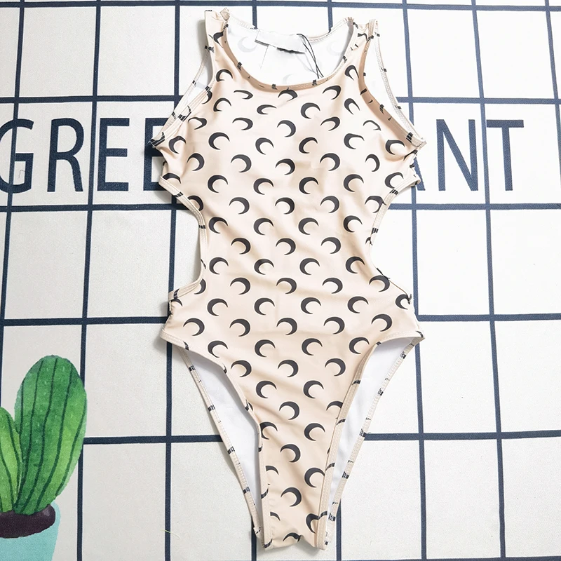 Luxury Design Women's Swimsuits Classic Beach Tight Fitting Swimwear Trendy One-piece Bikini Set Sexy Backless Swimsuits