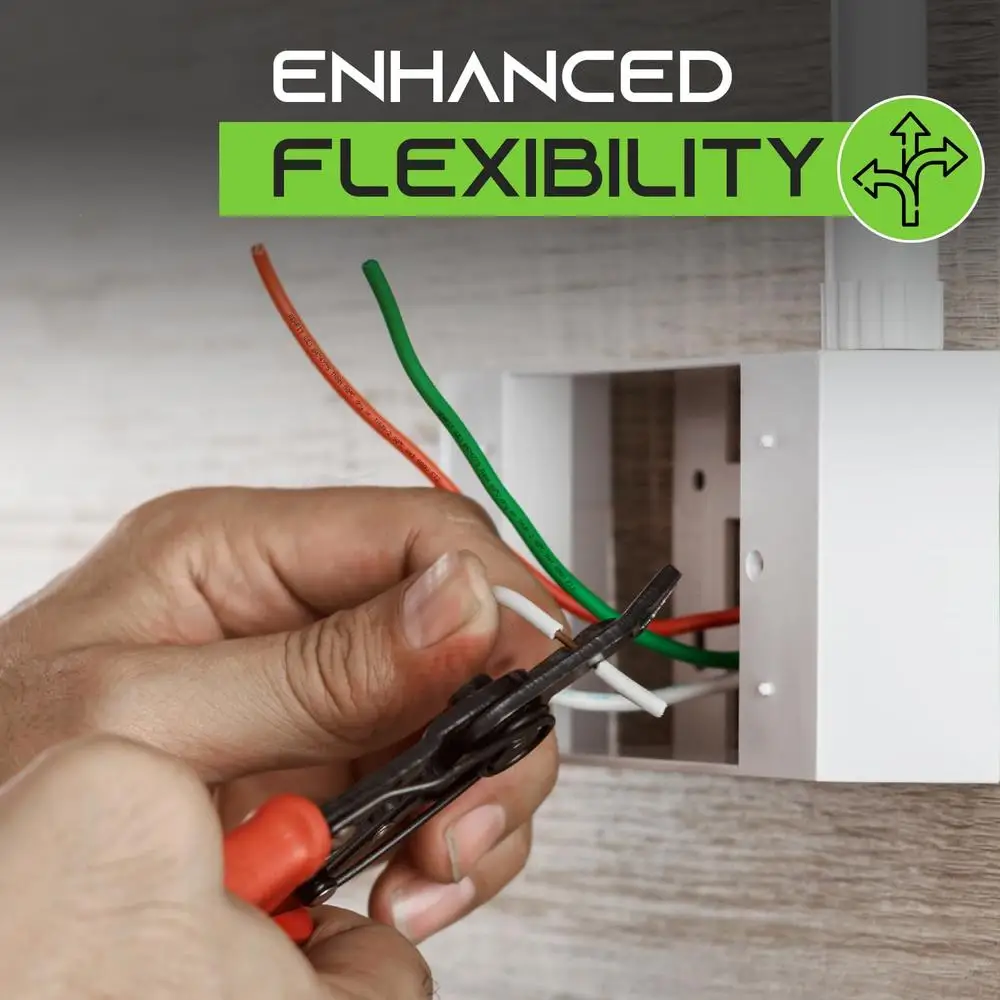 12 AWG 150 Feet Solid THHN Wire 600V OFC Electrical Cable Single Conductor Nylon Jacket UL Listed PVC Insulation Durable Wire