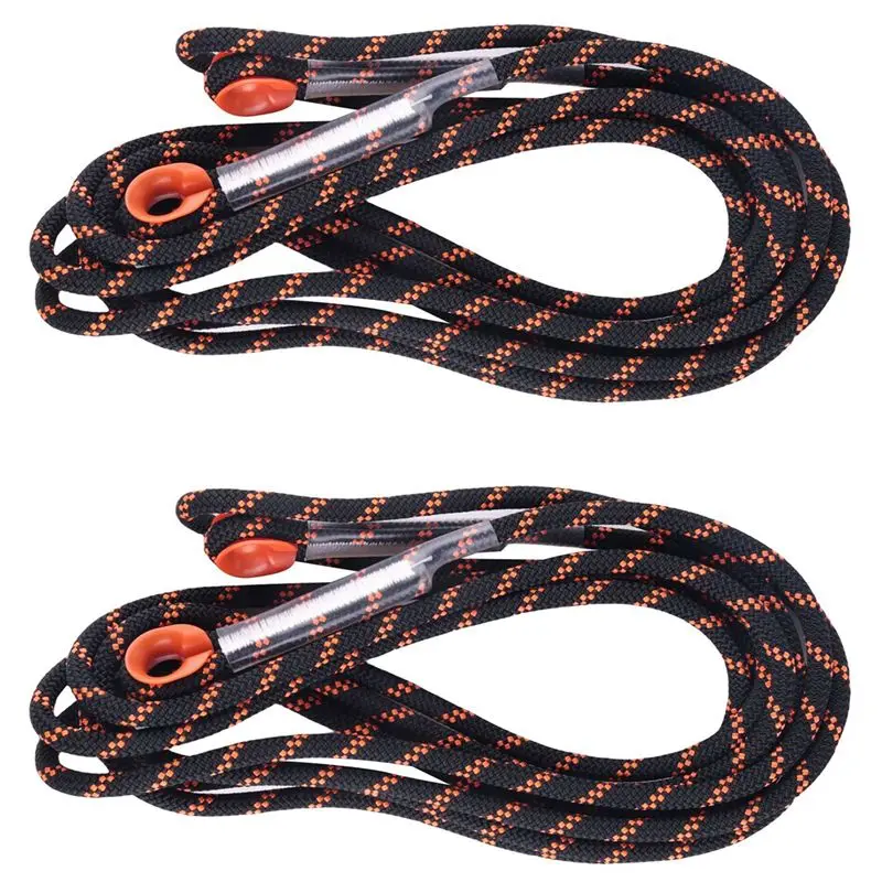 

TFORU-2 шт. 5 м, толщина 8 мм, веревка для альпинизма и скалолазания, уличный походный трос, высокопрочный страховочный шнур, веревка для спуска с высот