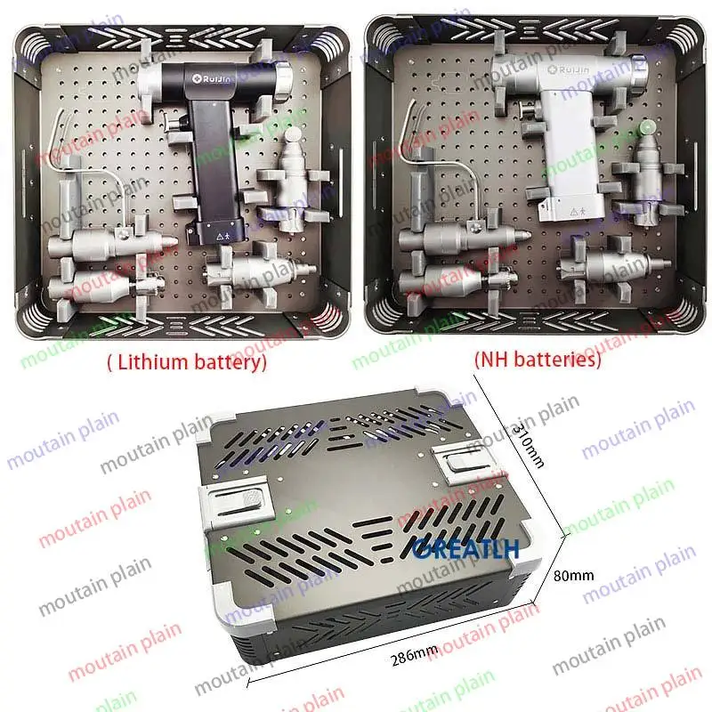 Orthopedic Multifunction Bone Drill One Handpiece with Four Attachments Instruments Veterinary