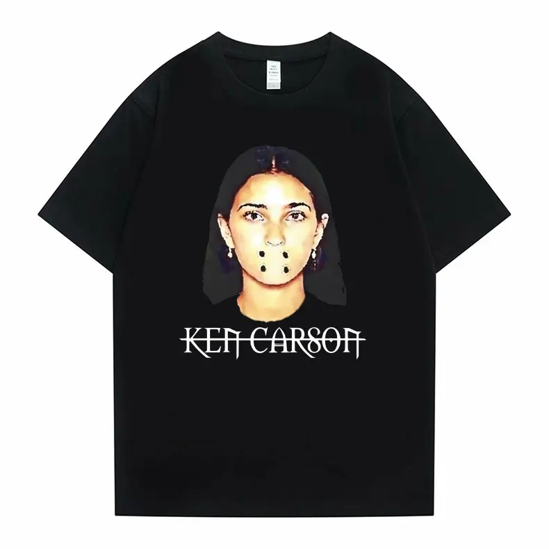 

Rapper Ken Carson A Great Chaos Graphic Print Tshirt Men Women Hip Hop Vintage T-shirt Streetwear Men's Fashion Trend T Shirts
