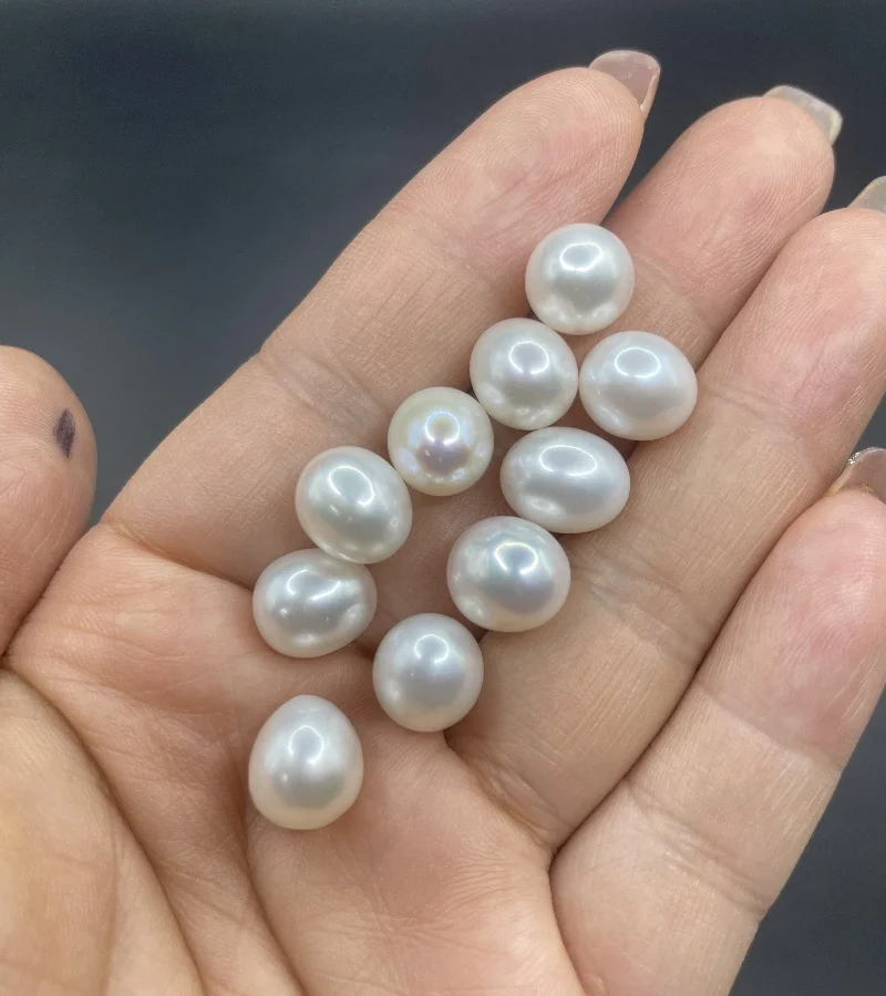 

AAAA Higher Quality 5-10mm Rice Pearl Beads 100% Natural Freshwater Pearls Loose Beads for Jewelry Making DIY Earrings Bracelet