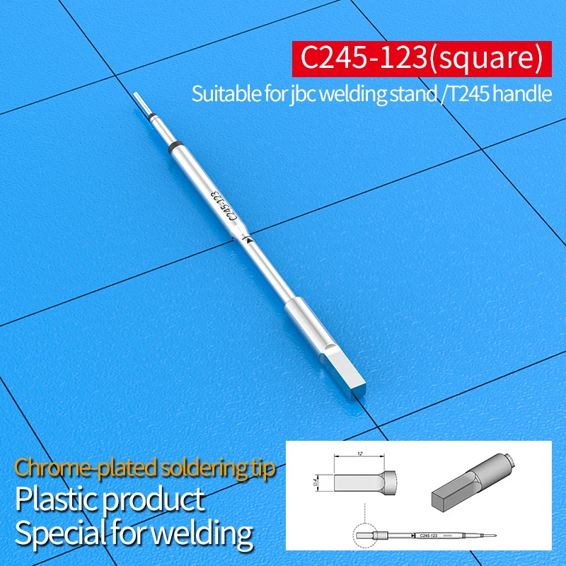 Imagem -04 - Cabeça de Solda de Corte para Mesa de Solda Jbc Compatível com a Série C245 C245138 C245-121 Ponta de Ferro de Solda