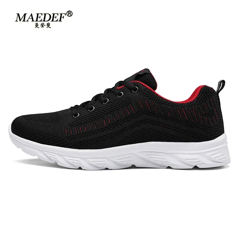 MAEDEF Men Sneakers Breathable Classic Casual Shoes Man Flexible Tennis Sneaker Outdoor Soft Comfortable Mesh Men Shoe Masculino