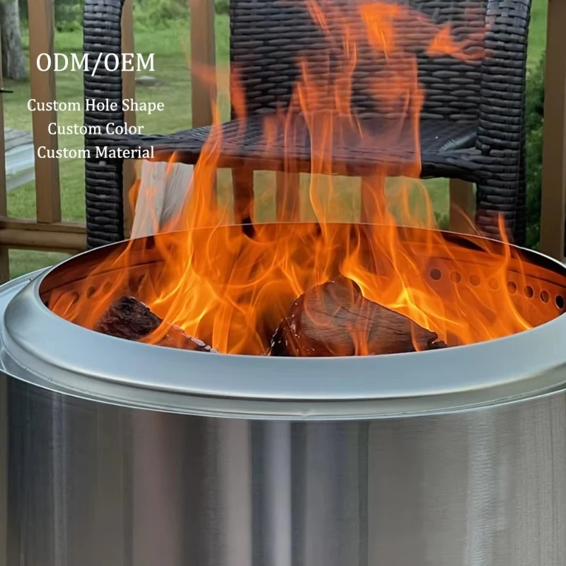

Wholesale Smokeless Fire Pit Outdoor Camping Grill BBQ Grill BBQ