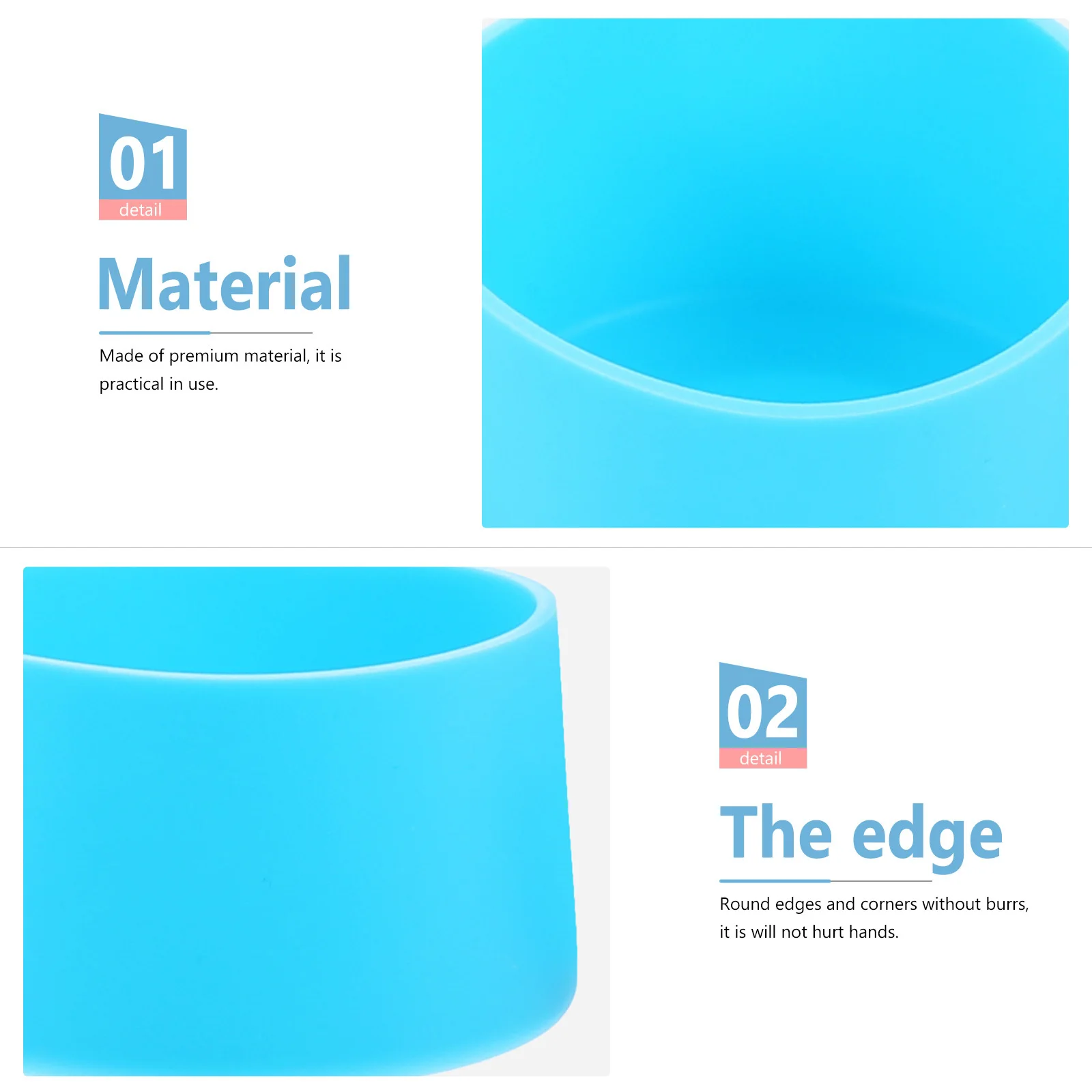 

4Pcs Silicone Bottle Boot Cover Multipurpose Base Protector Lightweight Heat Insulation Anti-Skid Reusable Water Bottle