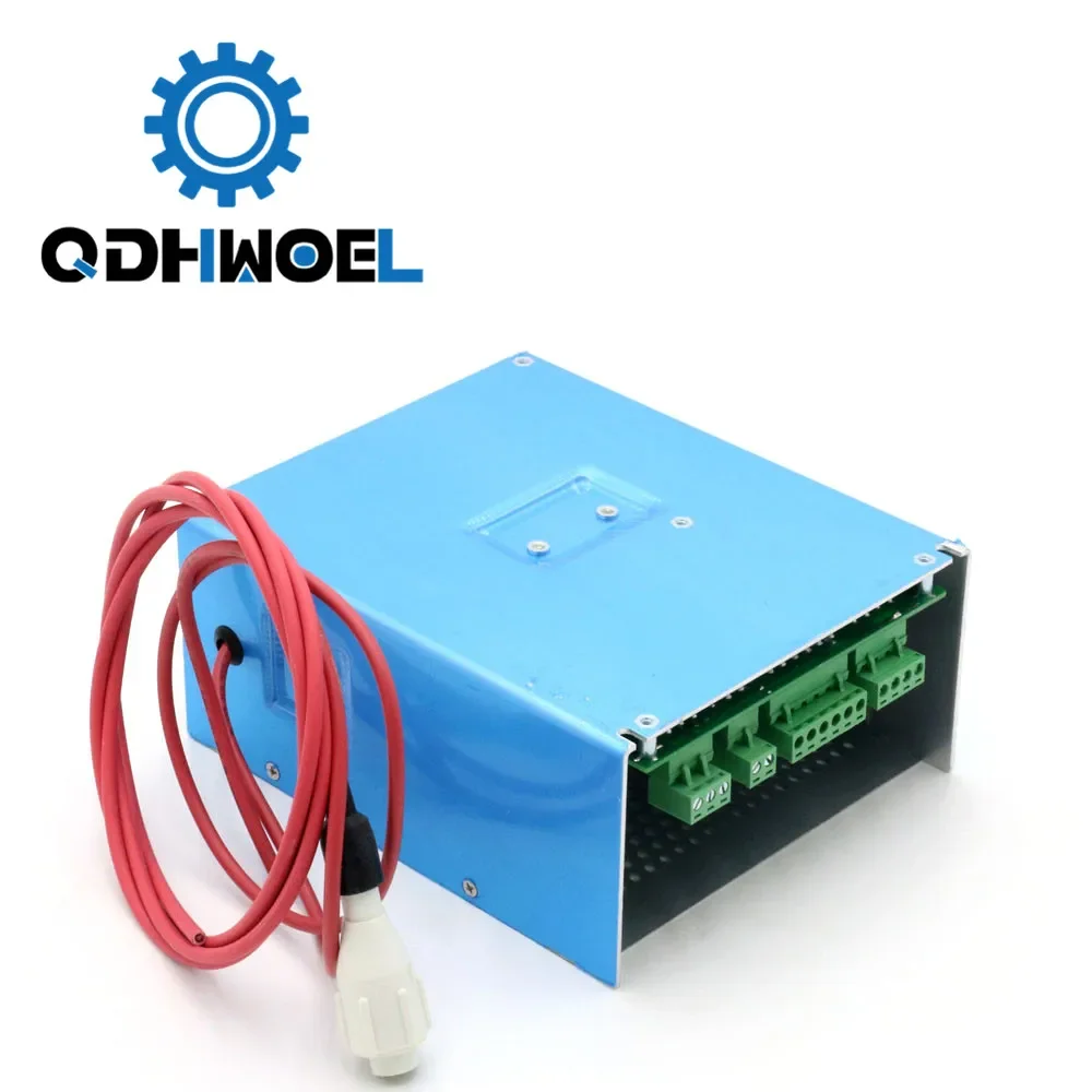QDHWOEL 30W-40W CO2 Laser Power Supply HY-T35 لآلة قطع النقش بالليزر CO2