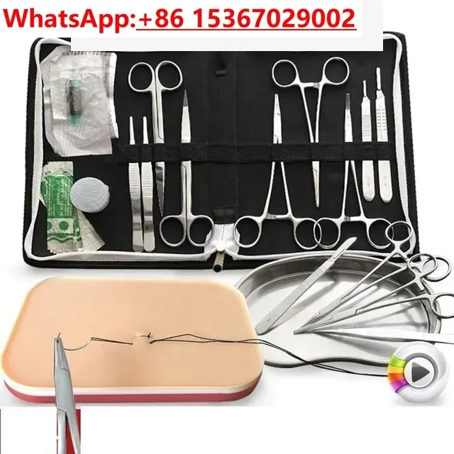 Medical Science Aids training Surgical instrument tool kit/surgical suture package kits set for student