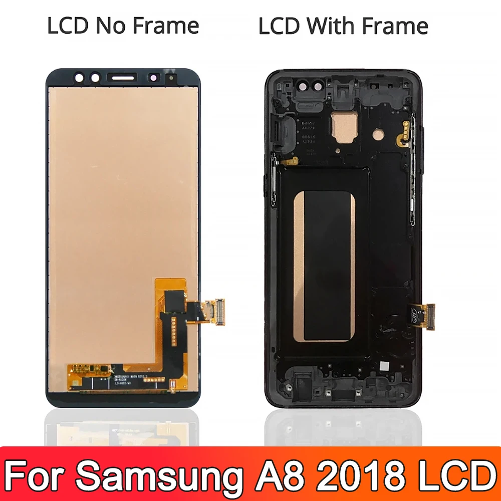 Для Samsung A8 2018 A530 A530F A530FD ЖК-дисплей и сенсорный экран дигитайзер в сборе A8 2018 ЖК-дисплей