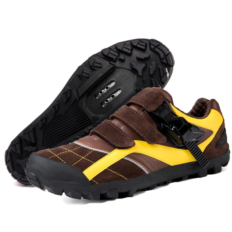 

MTB-185 XC/Trail/MTB Cycling Shoes (Tênis Masculino) - Men's Gravel Road Bicycle Sneakers, Non-Slip Sole with Breathable Mesh