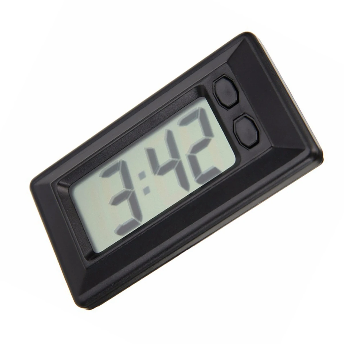 4 Pieces Small Digital Clock Mini Car Clock Home Electronic Clock Car Dashboard Time Clock