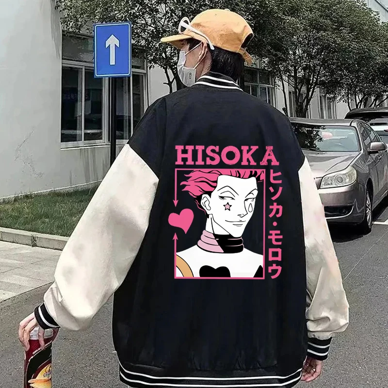 New Hisoka Jacket Women Men Autumn Winter Baseball Jackets Sportswear Tops Coat