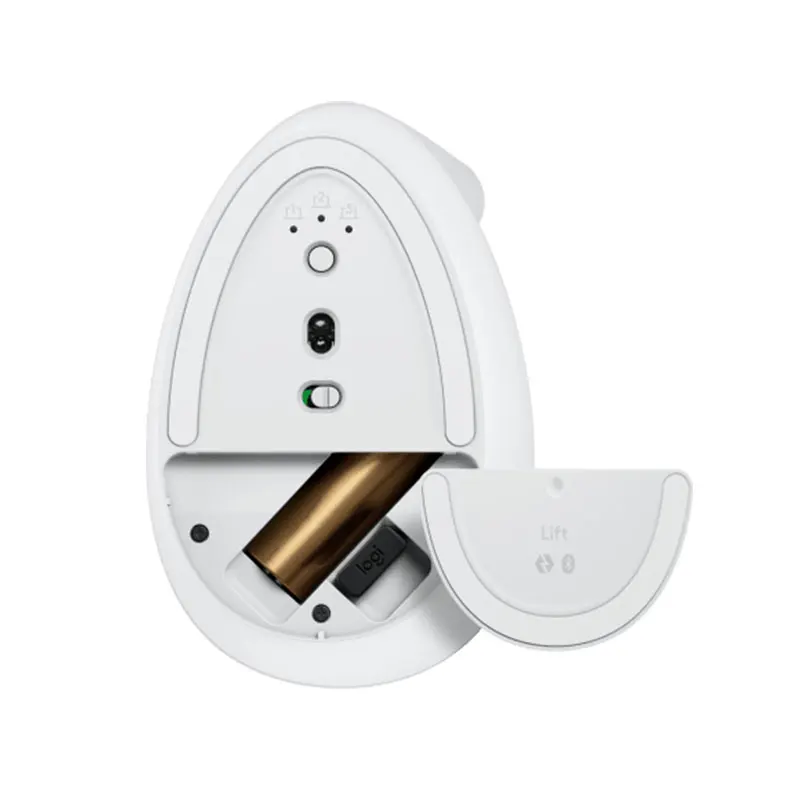 Вертикальная эргономичная мышь Logitech Lift, беспроводная Bluetooth, 6 кнопок, офисная мышь, игровая мышь 4000 точек на дюйм для ноутбука/ПК/Mac/iPad