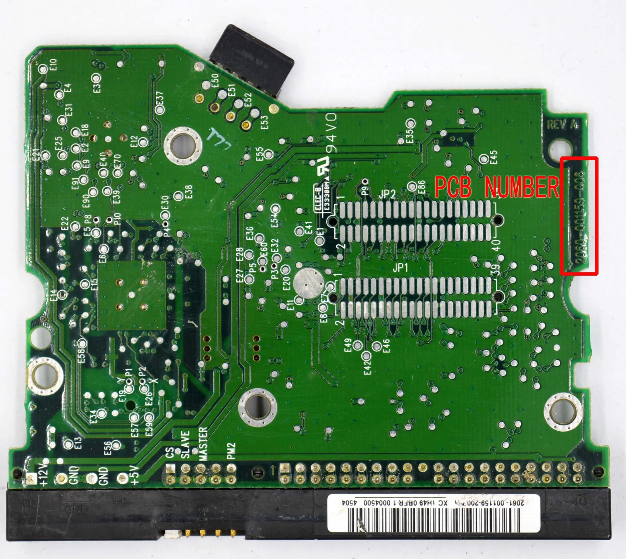 Печатная плата Западного цифрового настольного жесткого диска 2060-001159-006 REV A /2061-001159-100 WD800BB , WD400BB